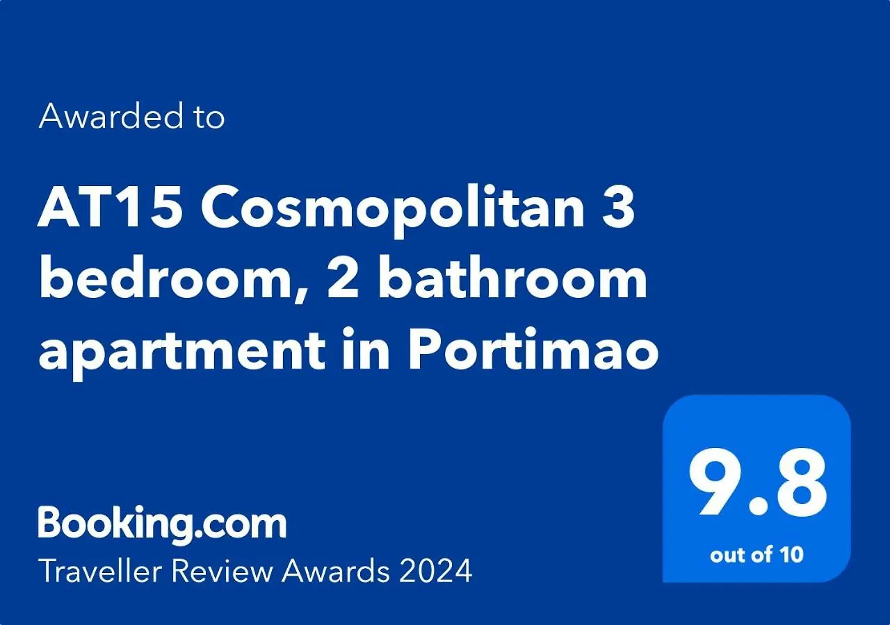 At15 Cosmopolitan 3 Bedroom, 2 Bathroom Apartment In Portimao